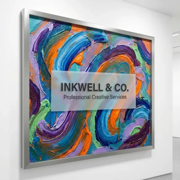 Expressive colorful artwork