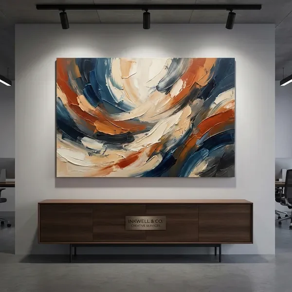Abstract contemporary artwork